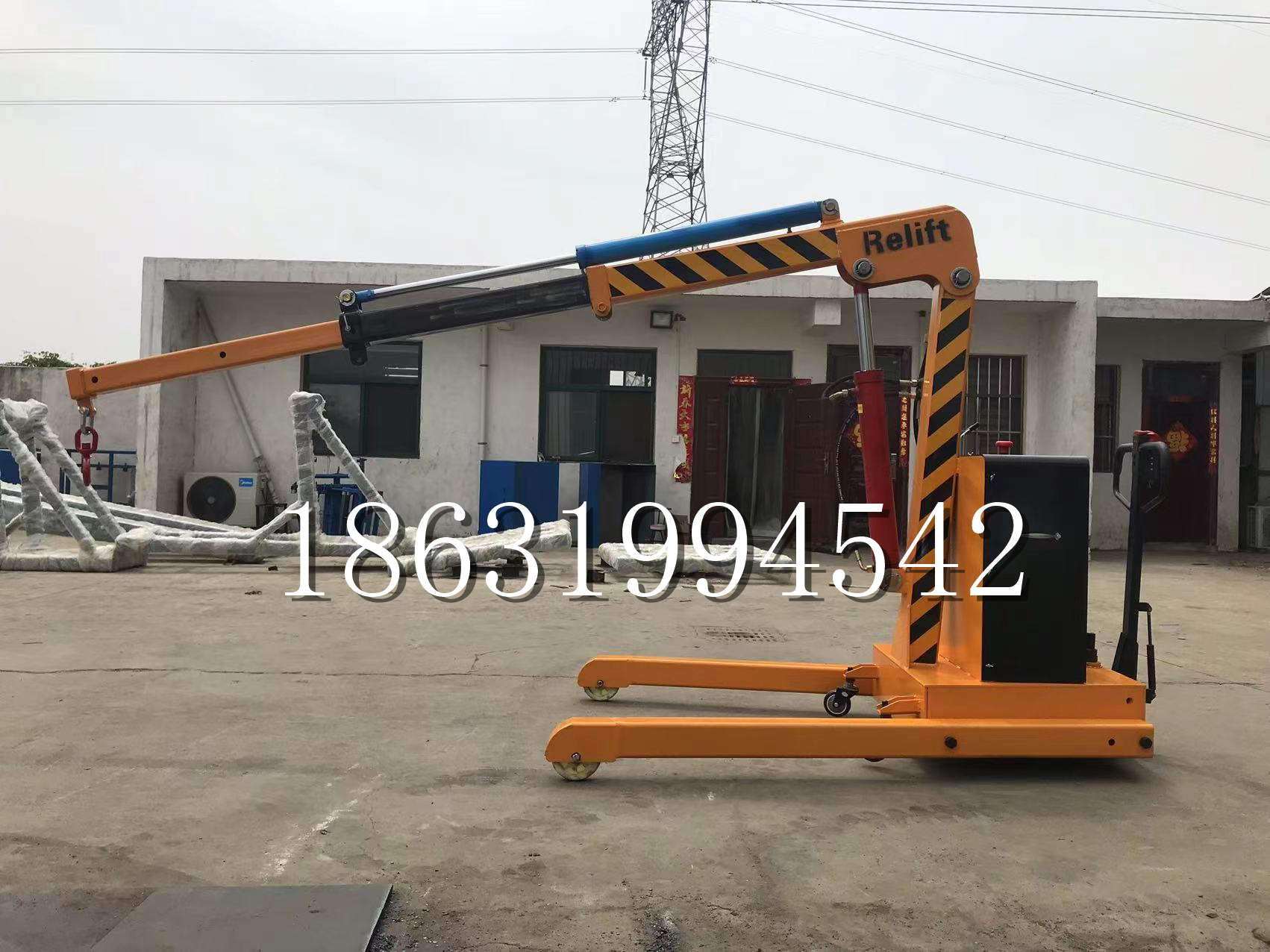 普兰店区久征定做3吨三轮随车吊 农用园林绿化移树吊 平板工程用小吊机